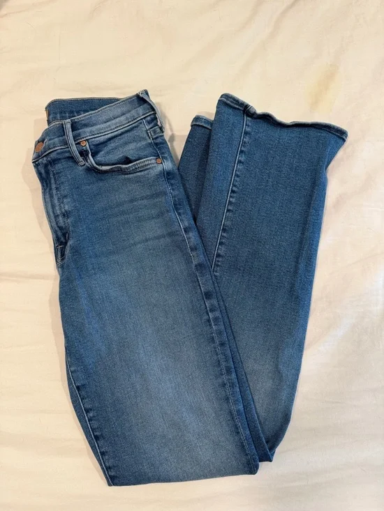 Mother The Outsider Skimp Jeans in Dugout Doobies Wash - Size 29 - Picture 2 of 6